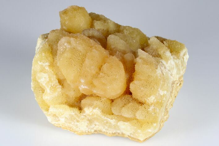 Yellow-Orange, Botryoidal Aragonite Formation - Peru #181762